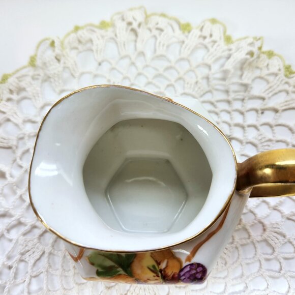 Limoges Creamer La Seynie France Hand Painted Vintage Art Deco Signed 'R… - Picture 3 of 12